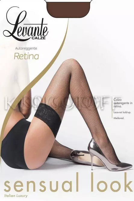 Панчохи жіночі в сітку оптом LEVANTE Retina autoreggente