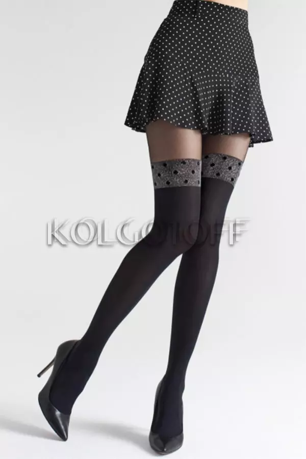 Колготки з імітацією панчохи оптом Marilyn Zazu W02