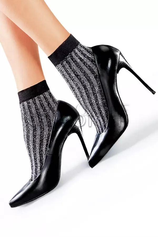 Жіночі шкарпетки з люрексом оптом LORES Elara calzino