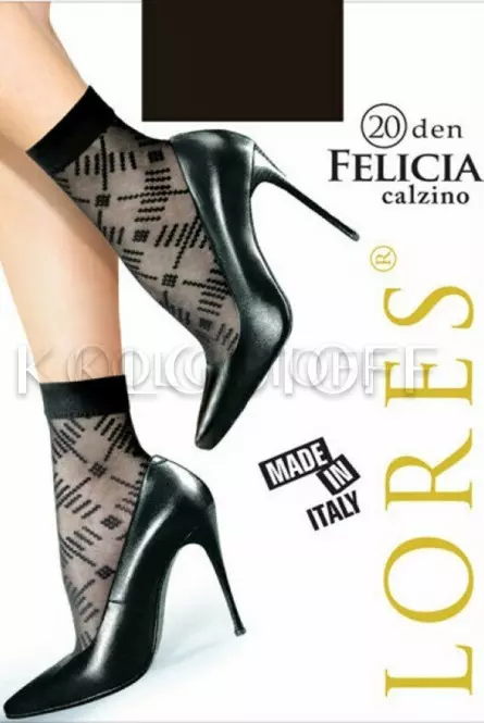 Шкарпетки жіночі з візерунком оптом LORES Felicia 20 calzino