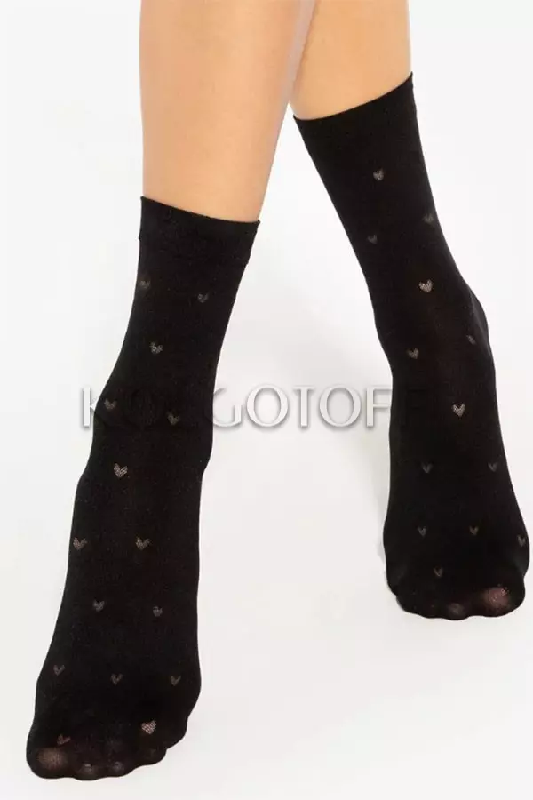 Шкарпетки жіночі з візерунком оптом GATTA Stylove 01 socks micro