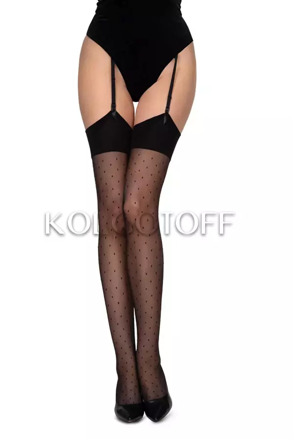 Панчохи в точку під пояс оптом ANNES Seco calze 20