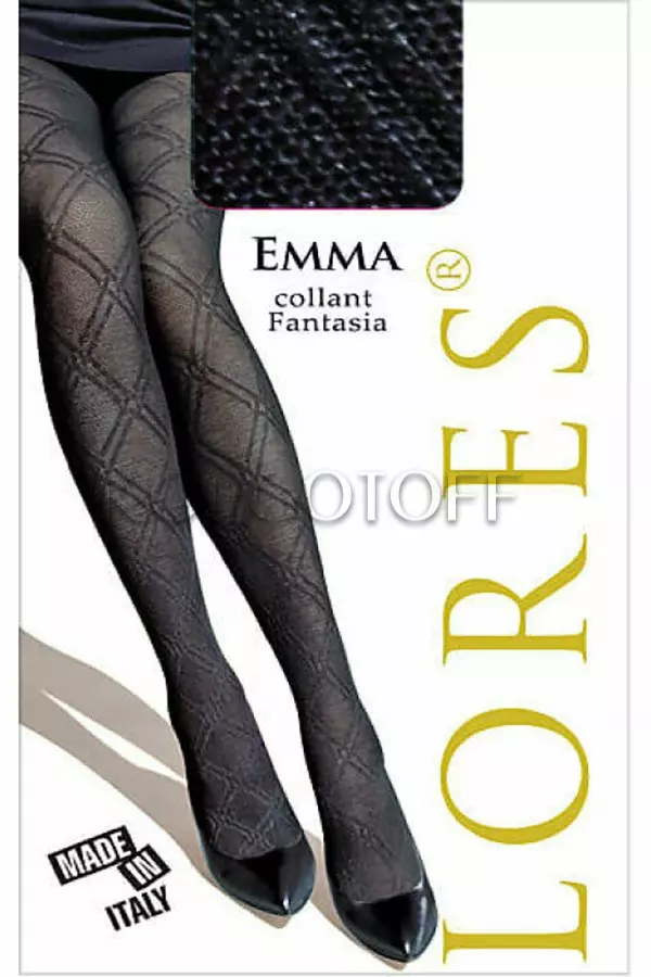 Колготки жіночі з візерунком оптом LORES Emma fantasia