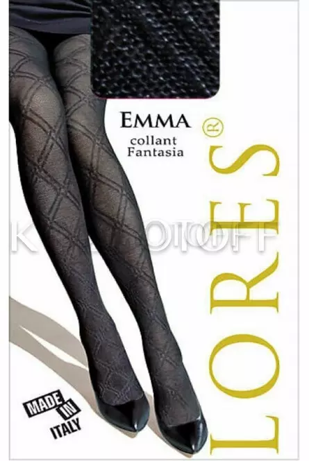 Колготки жіночі з візерунком оптом LORES Emma fantasia