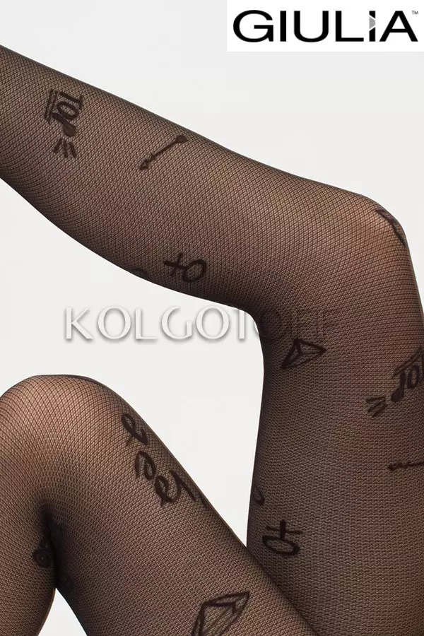 Колготки з візерунком оптом GIULIA Influence 40 model 2