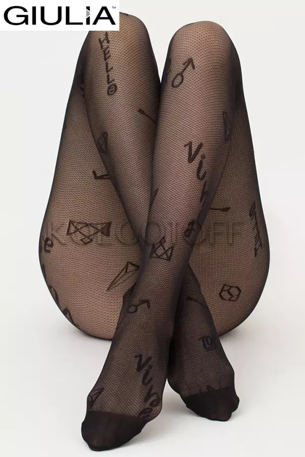 Колготки з візерунком оптом GIULIA Influence 40 model 2