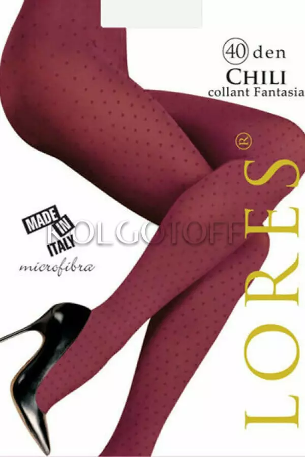 Колготки з візерунком оптом оптом LORES Chili 40
