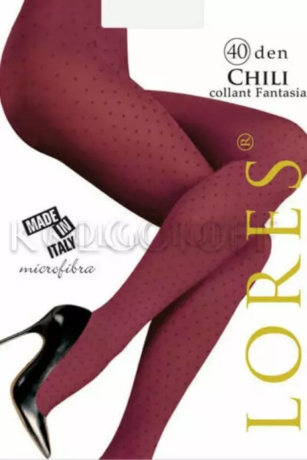 Колготки з візерунком оптом оптом LORES Chili 40