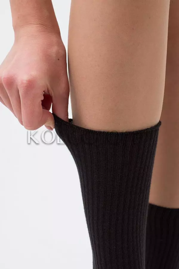 Шкарпетки жіночі бавовняні в рубчик оптом GIULIA WS4 RIB