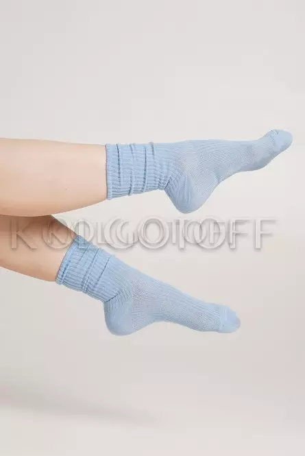 Шкарпетки жіночі бавовняні в рубчик оптом GIULIA WS4 RIB