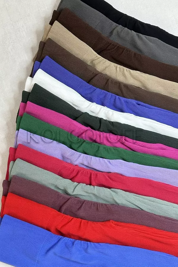 Легінси безшовні в рубчик оптом KOLGOTOFF Leggings RIBBED PUSH-UP