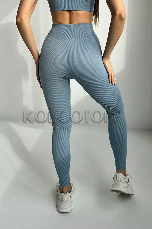 Легінси безшовні в рубчик оптом KOLGOTOFF Leggings Basic Ribbed