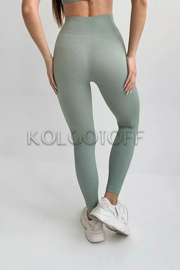 Легінси безшовні в рубчик оптом KOLGOTOFF Leggings Basic Ribbed