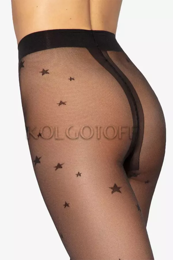 Колготки з візерунком у зірочку оптом GATTA Funny 12