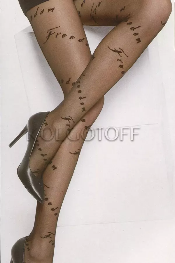 Колготки з візерунком оптом TESS Freedom 20