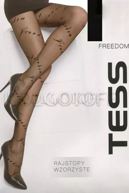 Колготки з візерунком оптом TESS Freedom 20