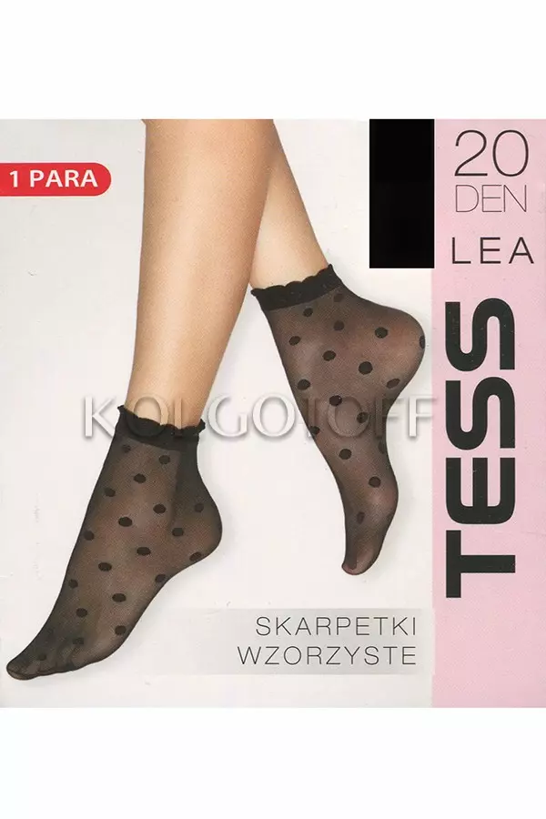 Шкарпетки з візерунком у горох оптом TESS Lea 20