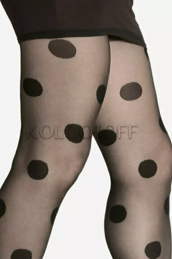 Колготки з візерунком великого розміру оптом LORES CORNELLA PLUS 20/40