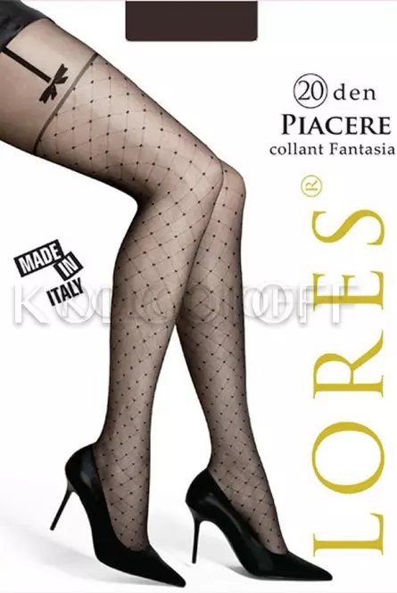Колготки з візерунком оптом LORES Piacere 20
