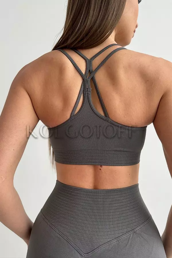 Безшовний спортивний топ оптом TM KOLGOTOFF TOP Define Seamless