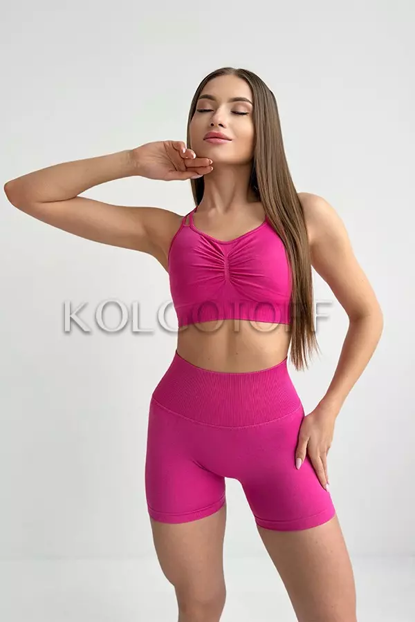 Безшовний спортивний топ оптом TM KOLGOTOFF TOP Define Seamless