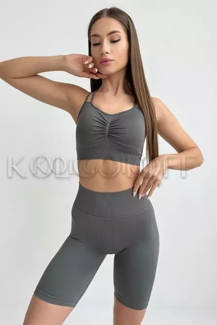 Безшовний спортивний топ оптом TM KOLGOTOFF TOP Define Seamless