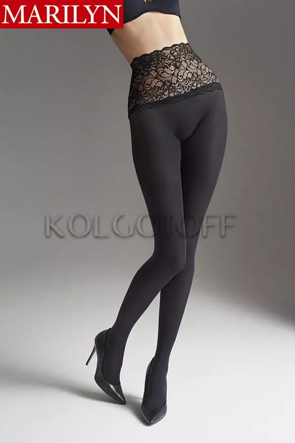 Колготки із силіконовим поясом оптом MARILYNE Slim Emotion 60