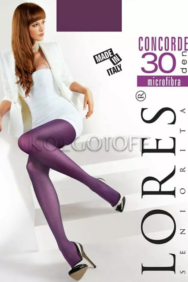Колготки кольорові оптом LORES Concorde 30