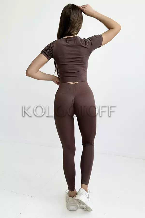 Безшовні лосини з ефектом пуш-ап оптом GIULIA Leggings Shape