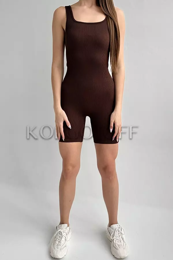 Безшовний комбінезон оптом KOLGOTOFF Jumpsuit model 2 (широкая бретель)