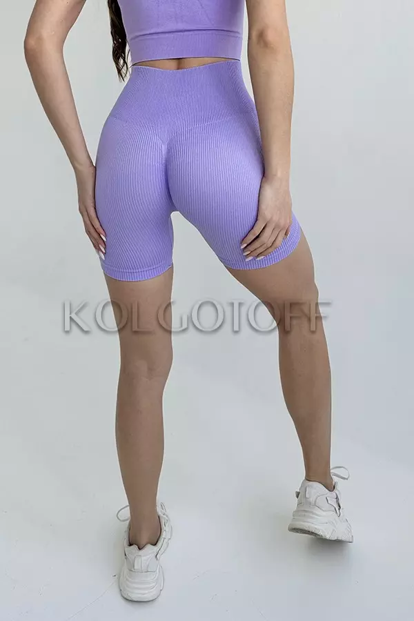 Жіночі шорти в рубчик оптом KOLGOTOFF Shorts RIBBED Push - Up