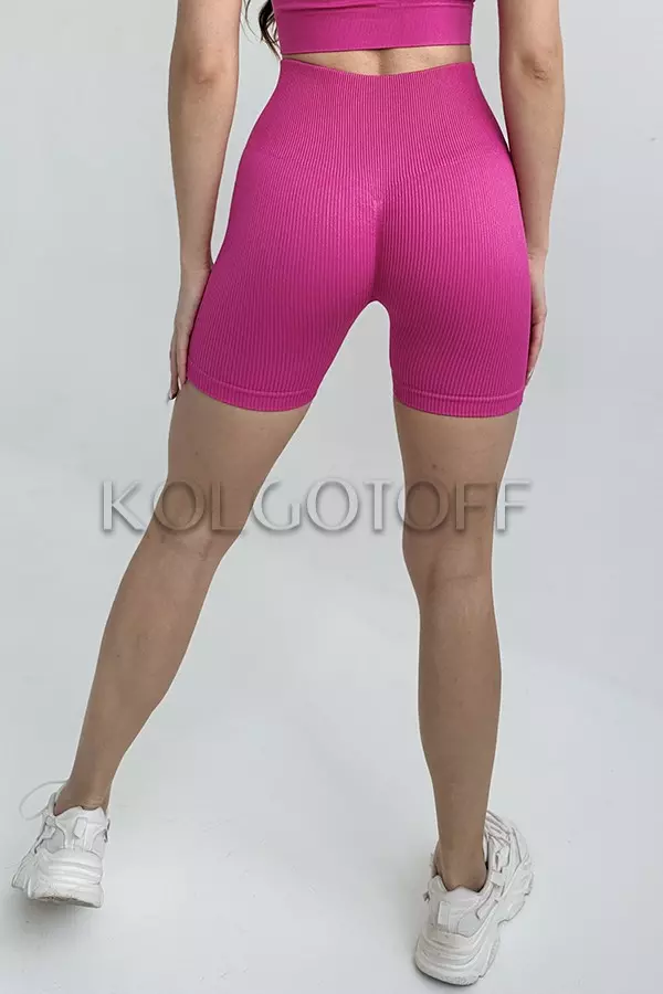 Жіночі шорти в рубчик оптом KOLGOTOFF Shorts RIBBED Push - Up