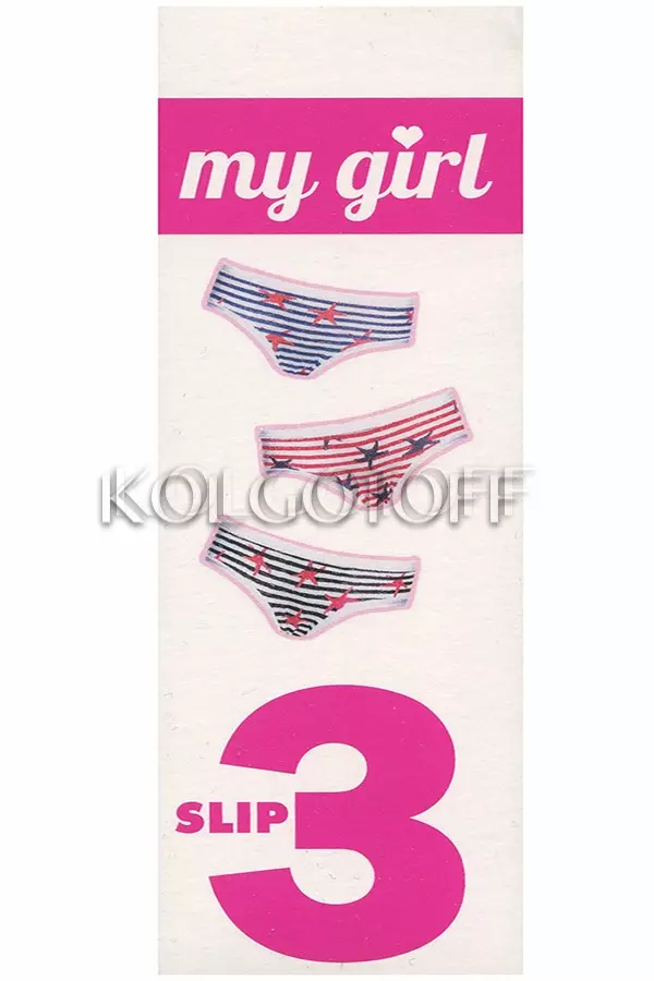 Жіночі бавовняні трусики-сліп в наборі оптом JADEA by Intimo Artu Ornella