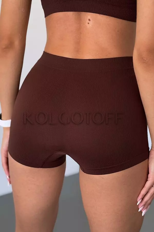 Трусики шортики безшовні в рубчик оптом GIULIA BOXER briefs RIB