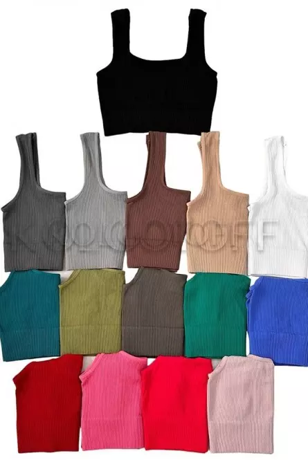 Топ жіночий безшовний оптом NTF TOP RIB