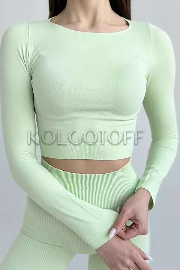 Безшовна кофта оптом NTF CROP TOP
