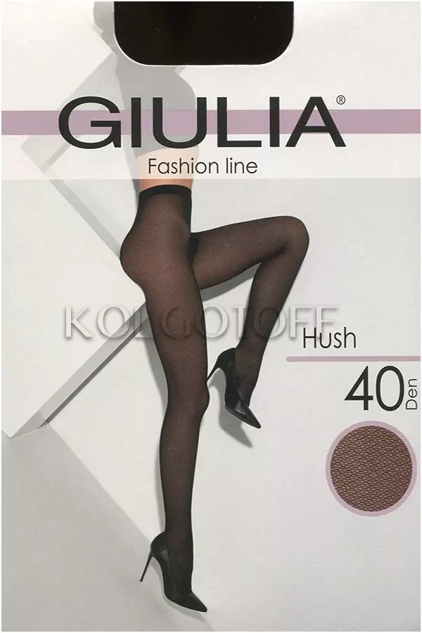 Колготки з узором оптом GIULIA Hush 40 model 6