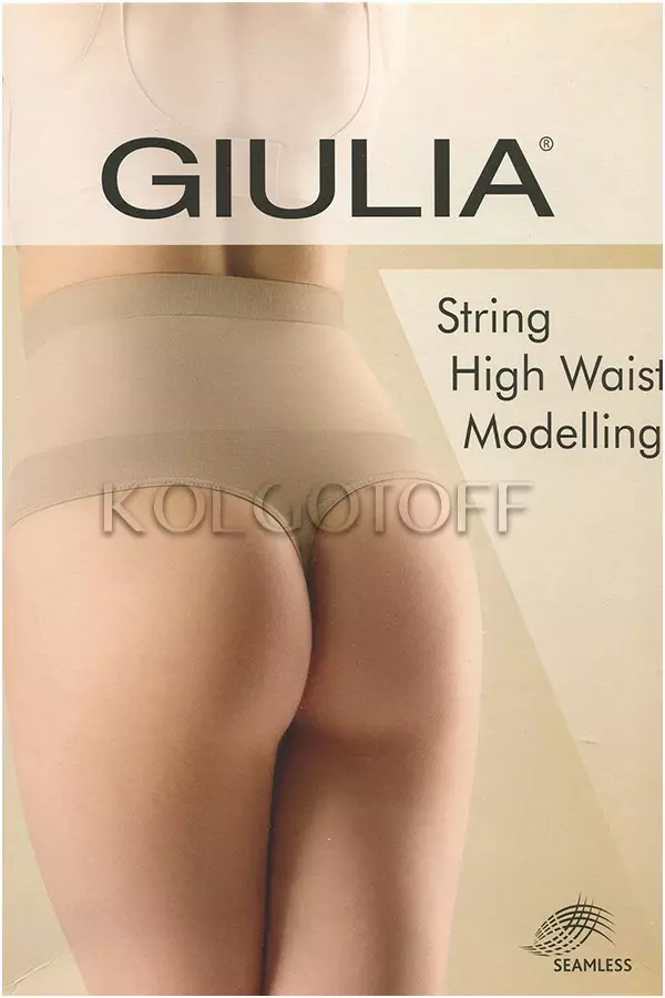 Моделюючі трусики-стрінг оптом GIULIA String High Waist Modelling