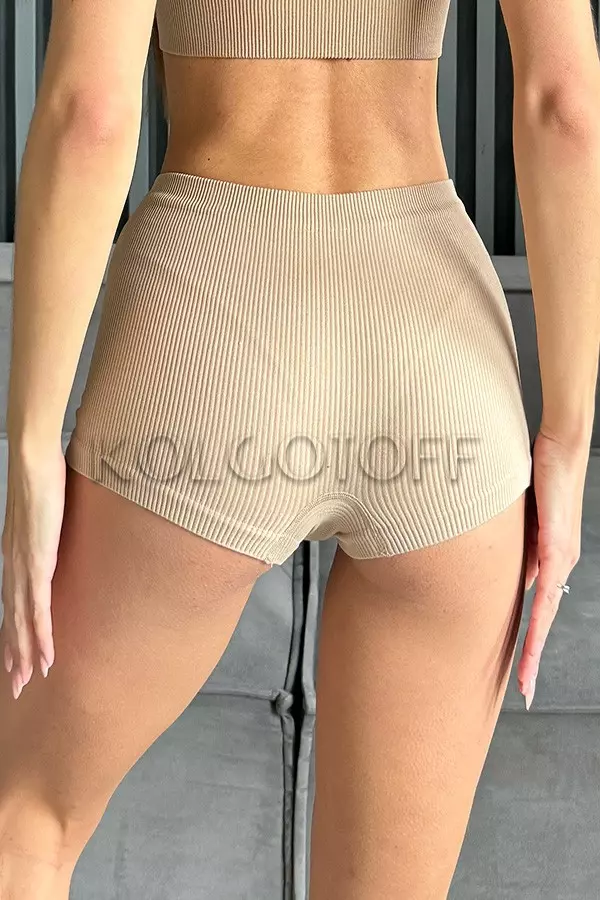 Безшовні трусики-шорти оптом TM KOLGOTOFF Shorts RIBBED