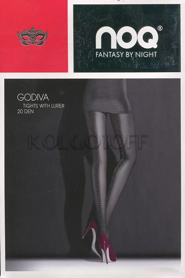 Колготки з візерунком оптом KNITTEX Godiva 20