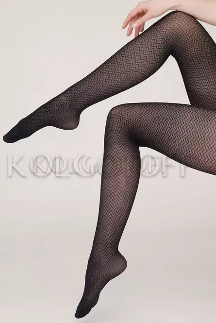 Жіночі колготки з візерунком оптом GIULIA Mosaic 40 model 1