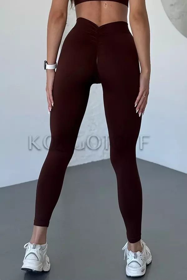 Безшовні лосини з ефектом пуш-ап оптом NTF V-Leggings