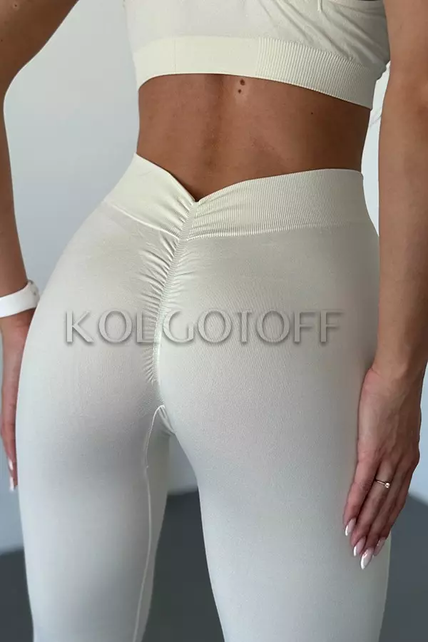 Безшовні лосини з ефектом пуш-ап оптом NTF V-Leggings