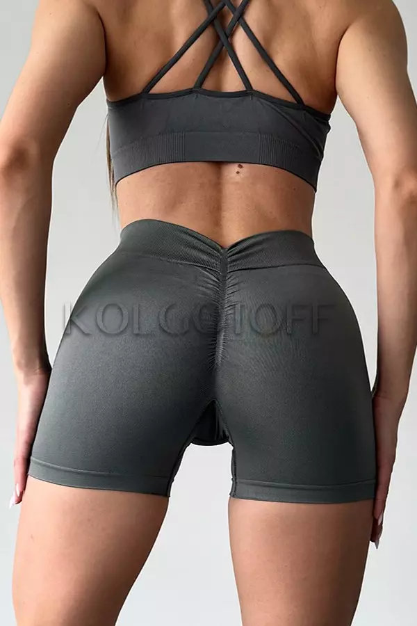 Безшовні шортики з ефектом пуш-ап оптом NTF V-Shorts