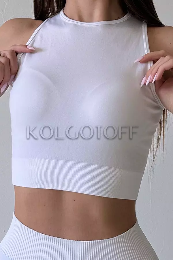 Майка-топ безшовна оптом KOLGOTOFF CROPPED TANK TOP