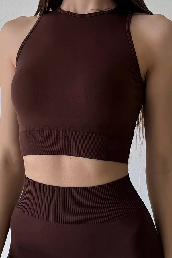 Майка-топ безшовна оптом KOLGOTOFF CROPPED TANK TOP