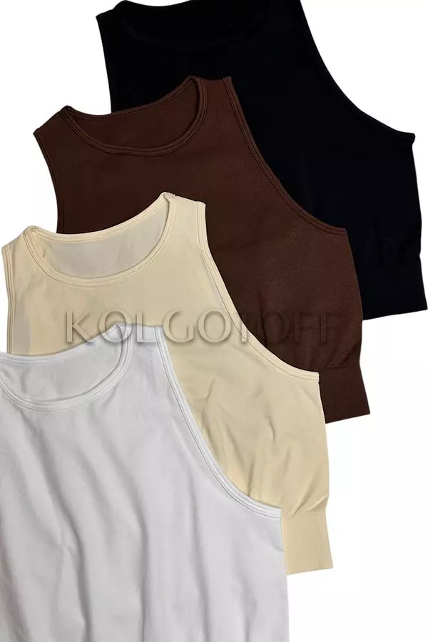 Майка-топ безшовна оптом KOLGOTOFF CROPPED TANK TOP