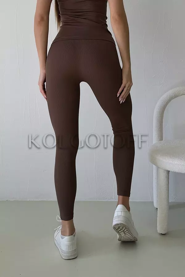 Легінси безшовні в рубчик оптом KOLGOTOFF Leggings Ribbed LIGHT