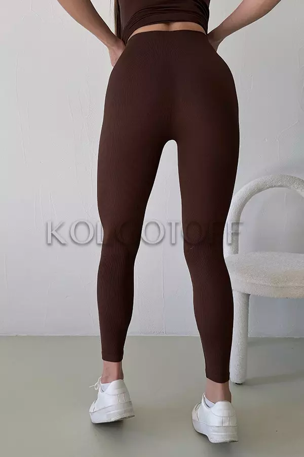 Легінси безшовні в рубчик оптом KOLGOTOFF Leggings Ribbed LIGHT