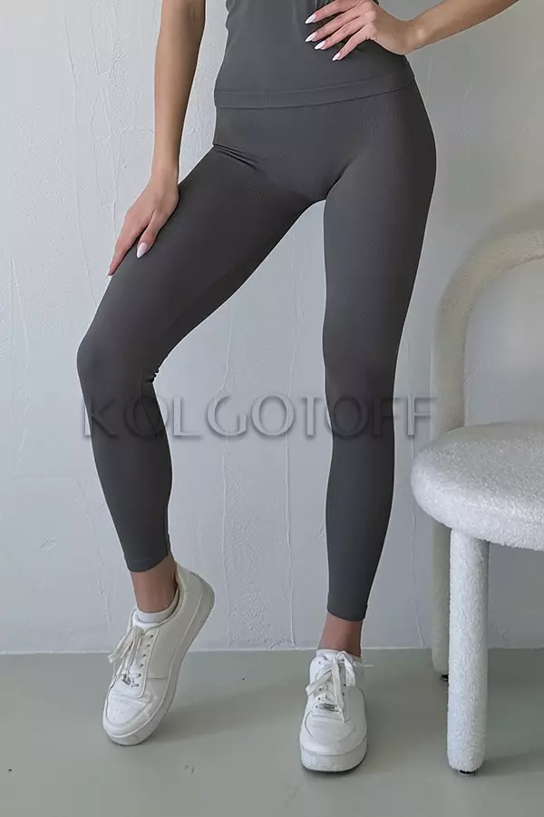 Легінси безшовні в рубчик оптом KOLGOTOFF Leggings Ribbed LIGHT